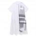 Streetwear Loose Dress 2020 Women Casual Summer Turn Down Collar Ankle Length A Line Thin Sexy Vintage Long Dress