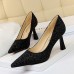 2020 Women 7.5cm High Heels Plus Size 43 Stripper Glitter Scarpins Luxury Pumps Stiletto Wedding Bridal Gold Silver Fetish Shoes